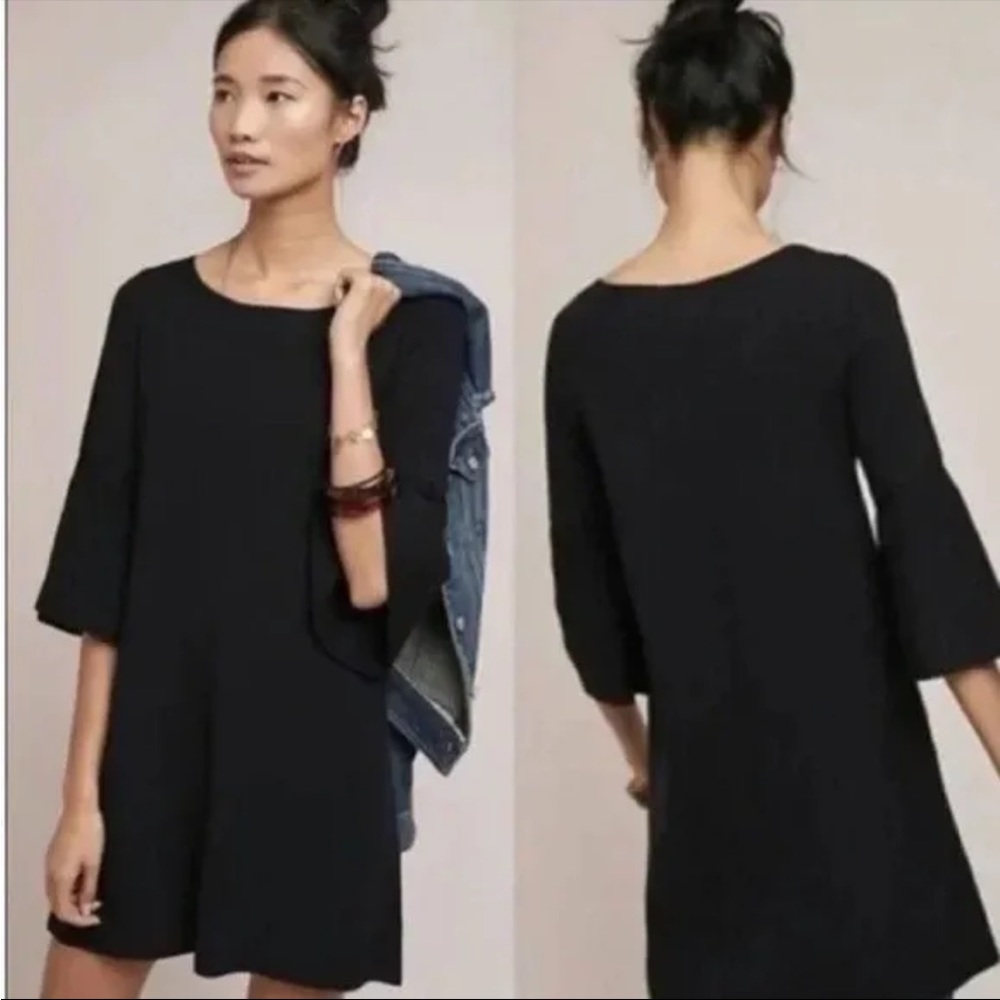 ANTHROPOLOGIE Moth Bell sleeved sweater tunic